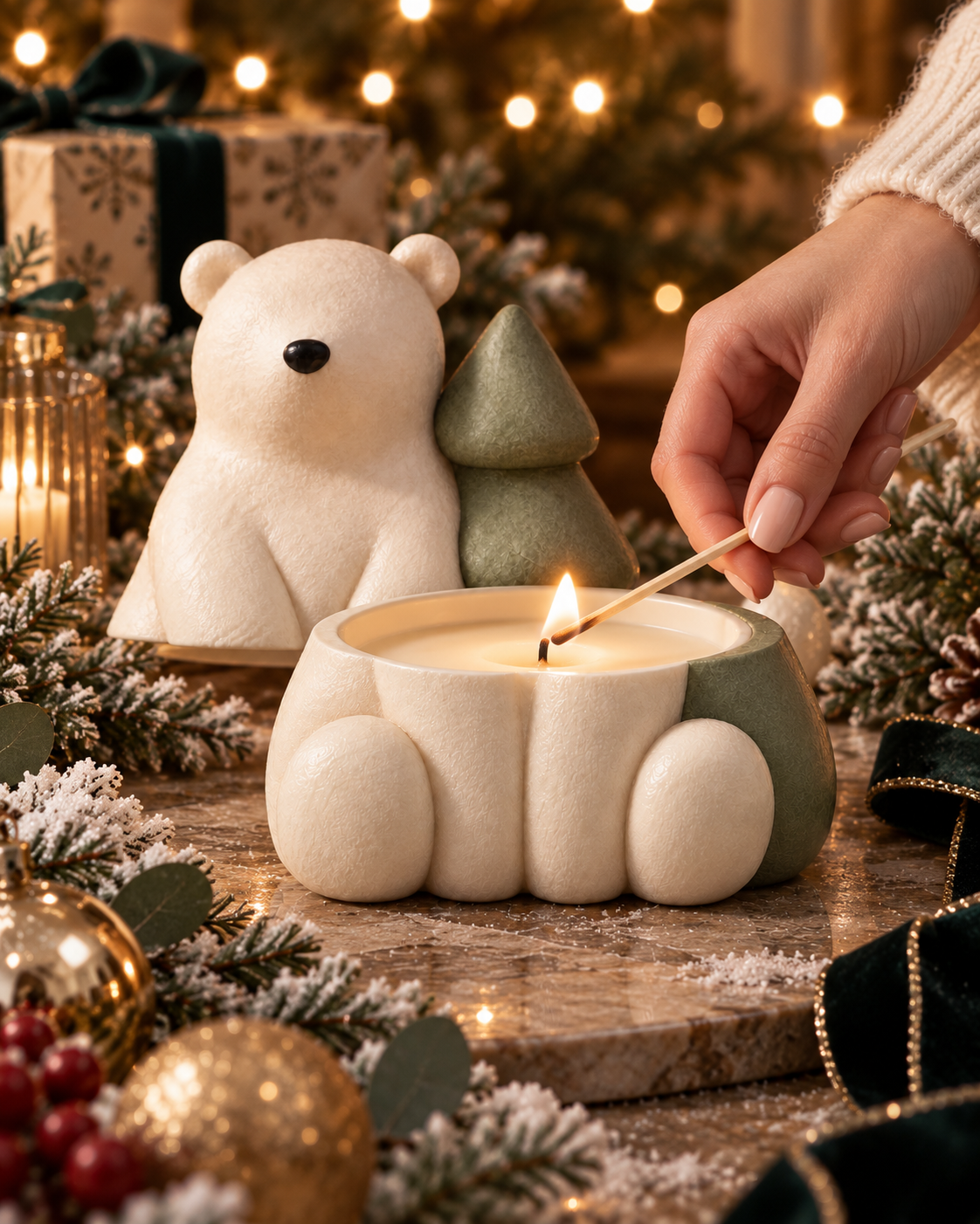 POLAR BEAR CANDLE